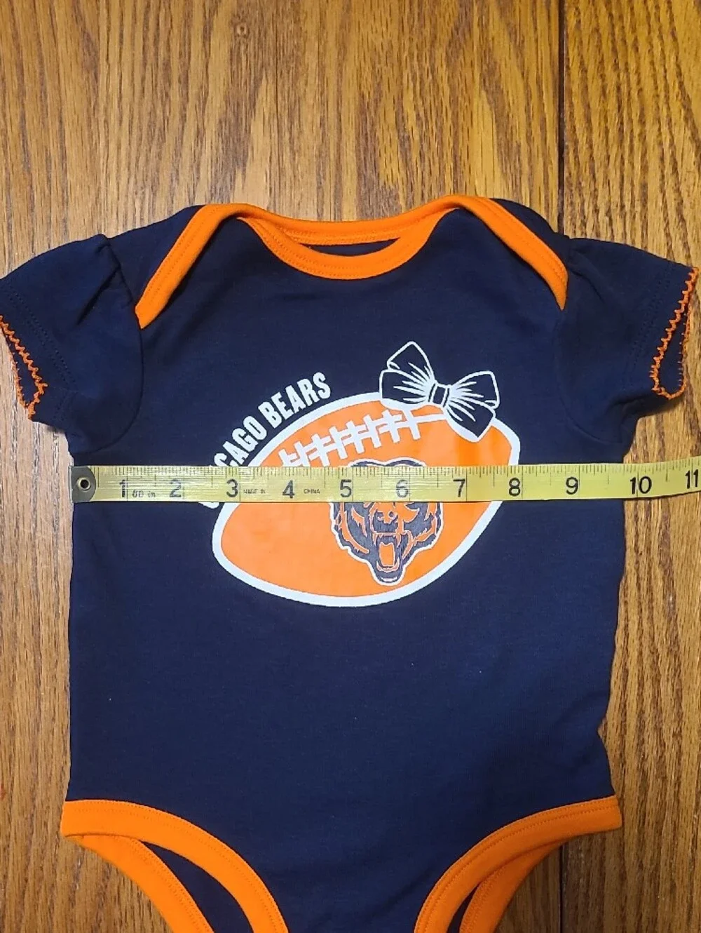 Chicago Bears Navy And Orange Infant Bodysuit - 12 Months